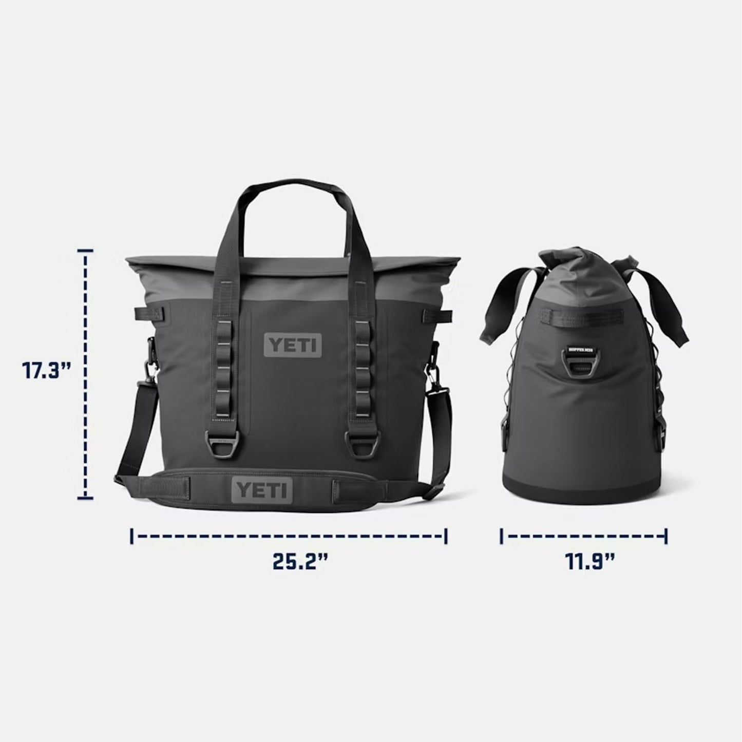 YETI Hopper M30 Portable Soft Cooler with MagShield Access, Olive
