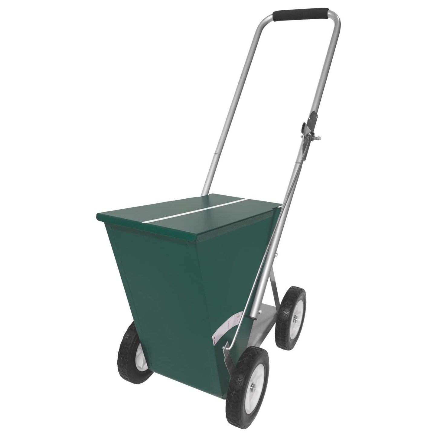 Champion Sports 65 LB Wheeled Heavy Duty Steel Dry Line Striping Athletic Field Marker, Green
