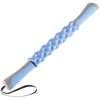 MZDXJ Muscle Roller, Made with EVA Material, Massage Roller Stick for Athletes, Help Reducing Muscle Soreness, Cramping, Tightness in Legs, Arms, Back and Calves - Ideal Muscle Massager (Soft Blue)