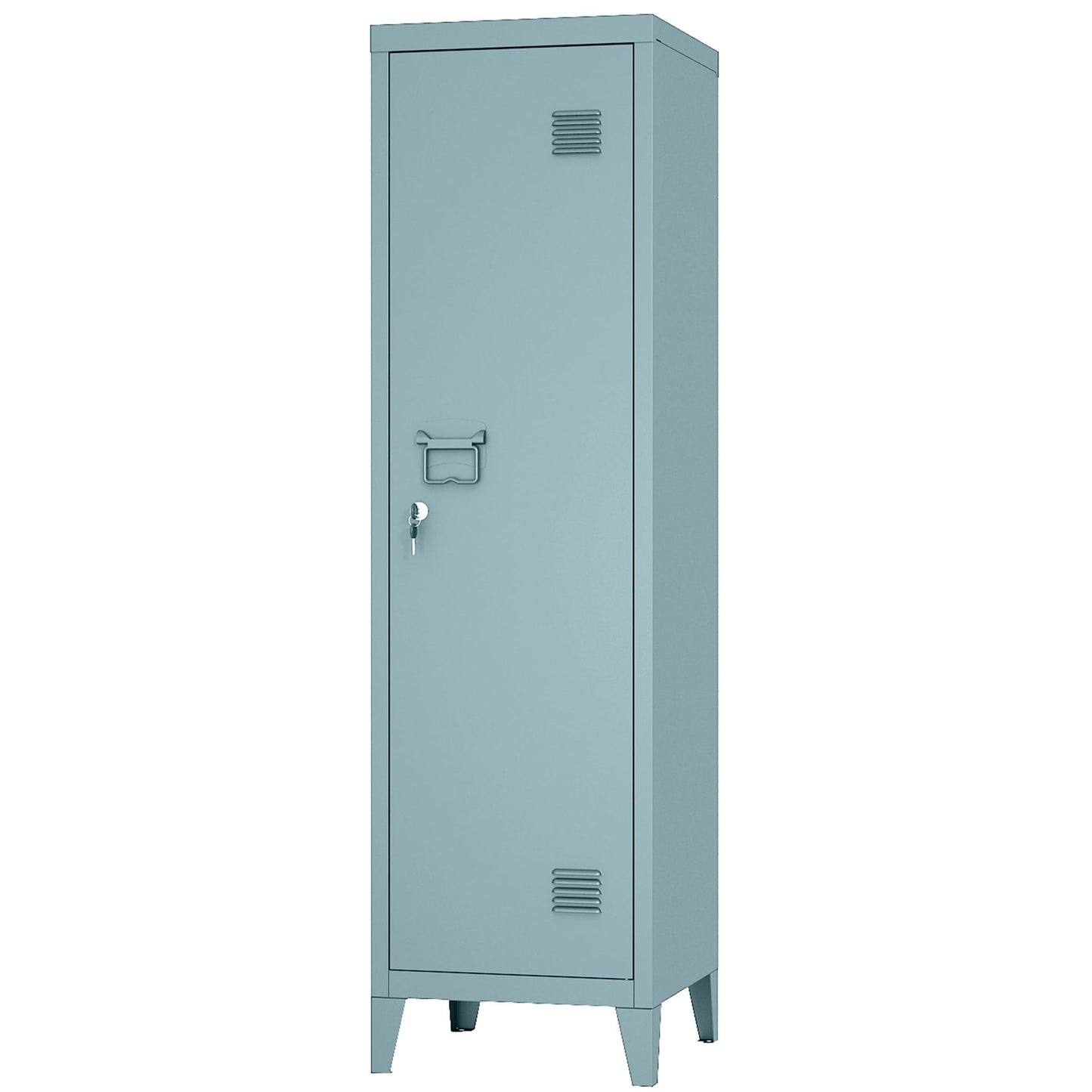 MIOCASA Metal Cabinet Home Office Storage Cabinets with Doors and Shelves Lockable File Cabinet Organizer Coat Lockers for Kids