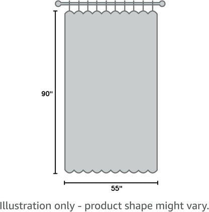 NICETOWN Navy Blackout Curtains - 55" x 90", 2-Piece Grommet Panels for Sunlight Blocking & Modern Decor