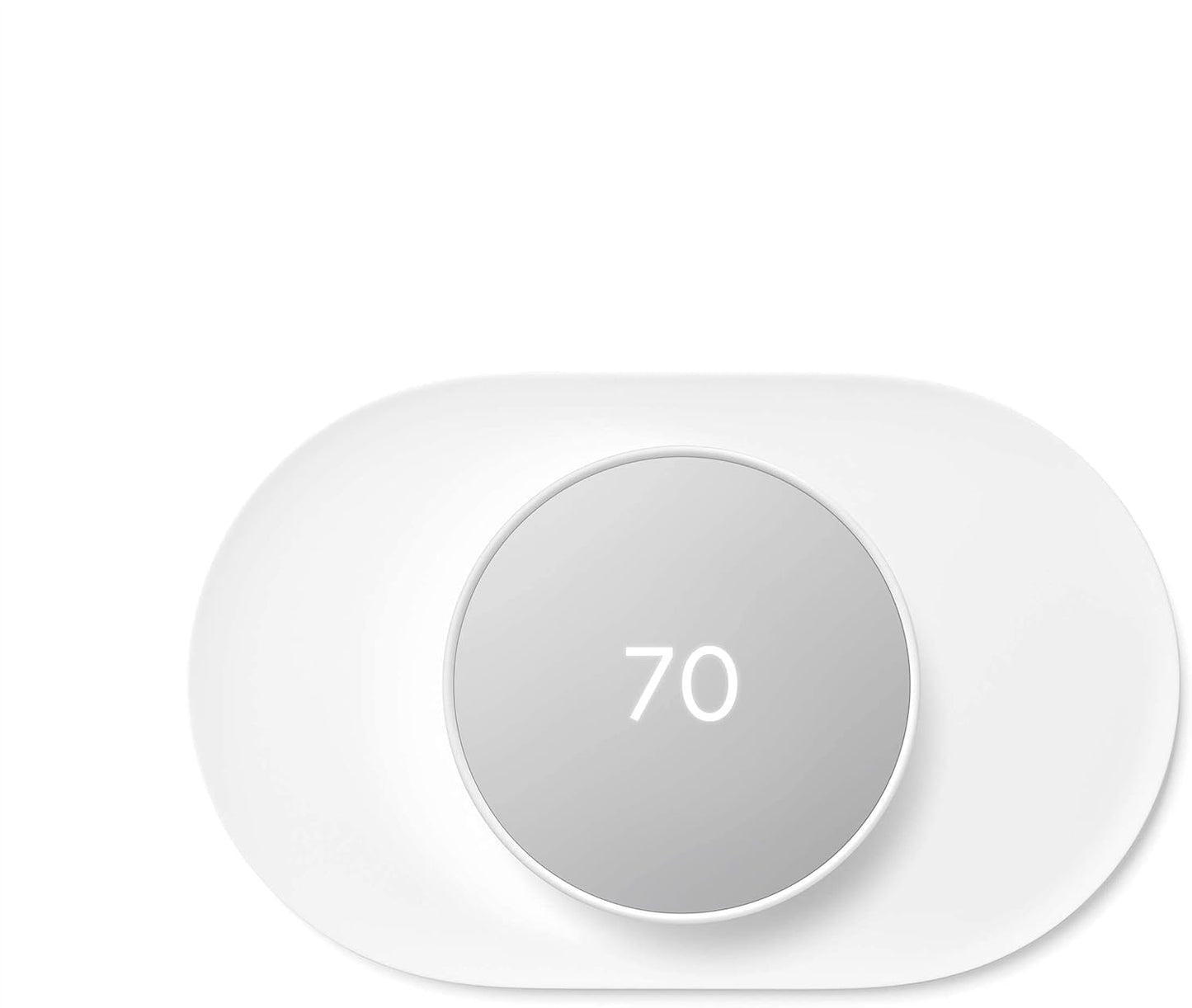 Google Nest Thermostat Trim Kit - Made for the Nest Thermostat - Programmable Wifi Thermostat Accessory - Snow