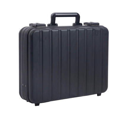 urecimy Aluminum Money Briefcase for Cash Metal Case for Men Business Attache Hardside Case Combination TSA Locks with Foam