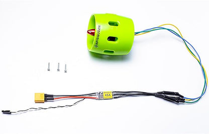 U1 Underwater Thruster with 45A Bi-Directional ESC12V~16V 2Kg Thrust Brushless Underwater Subsea Thruster/Propeller for ROV Boat（CCW）