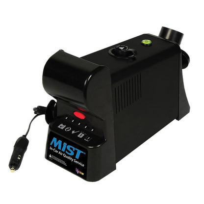 UView 590160 MIST II Ultrasonic Cleaning Unit for Enhancing Air Quality in Automotive HVAC Systems, Advanced Nanodroplet Delivery System, Automatic Shut-off, Portable, Compact, 12-Volt DC, Black