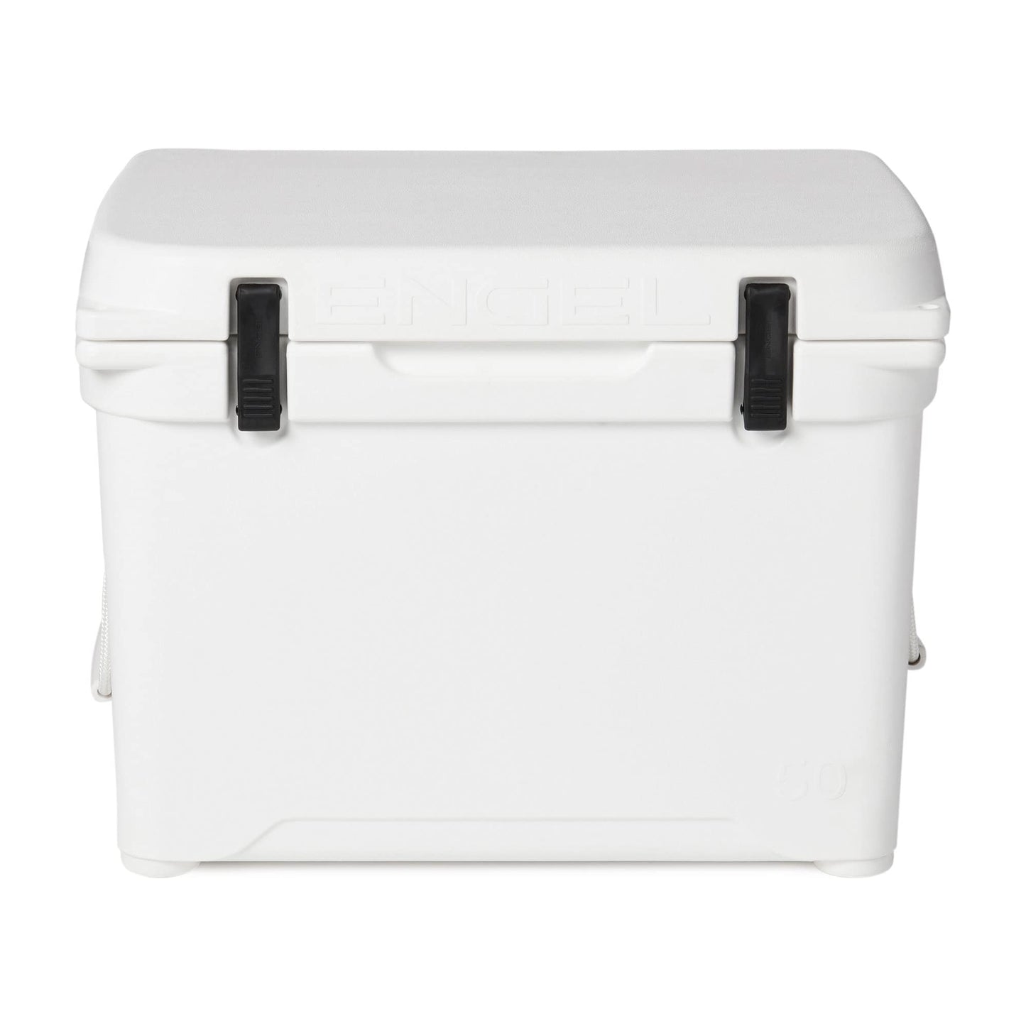 Engel Coolers ENG50 Cooler | 60 Can High Performance Durable Seamless Rotationally Molded Ice Box for Camping, Hunting, and Fishing - White