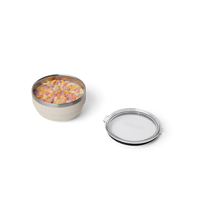 YETI Nestable Standard Food Storage Bowl Set, (1) 1 QT, (1) 2 QT, and (1) 4.5 QT, Cape Taupe