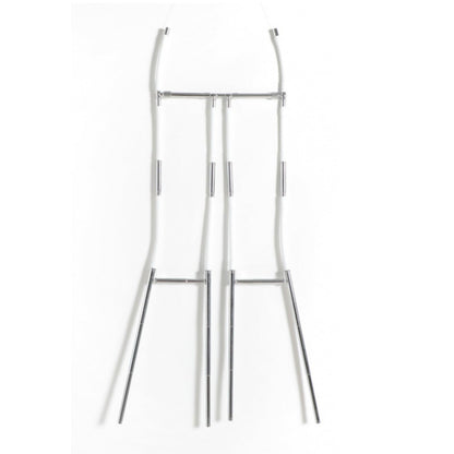 RLXROM Adjustable Metal Mannequin Torso Hanger Foldable Lightweight Body Display Rack for Retail Boutique Clothing Photography and Home Use