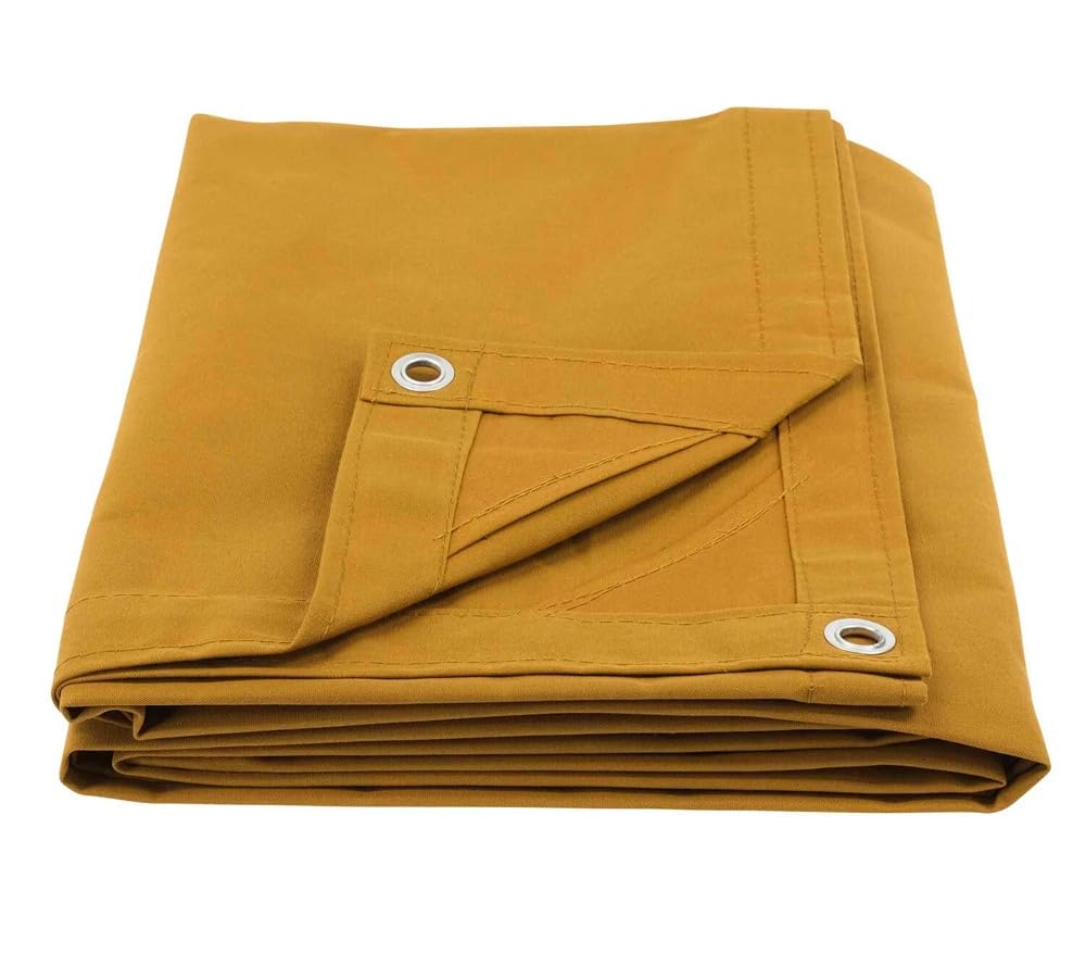 Mytee Products 20' x 20' Tan Canvas Tarp 12oz Heavy Duty Water Resistant