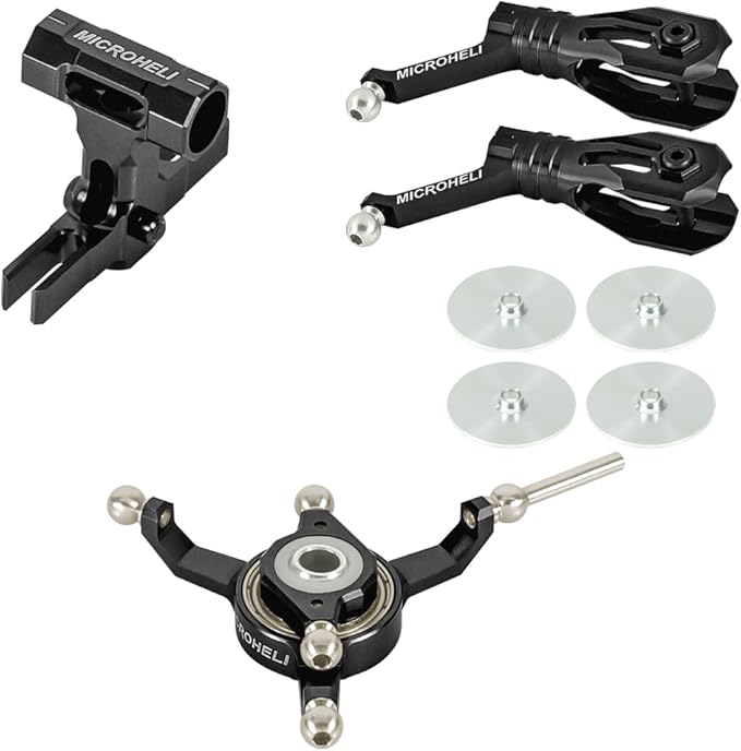MICROHELI Precision CNC Power Package (Black) - Blade Revolution 235 CP
