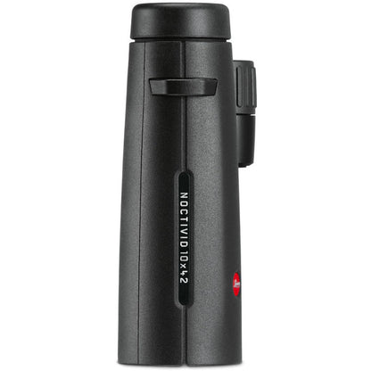 Leica 10x42 Noctivid Water Proof Roof Prism Binocular with 6.4 Degree Angle of View, Black