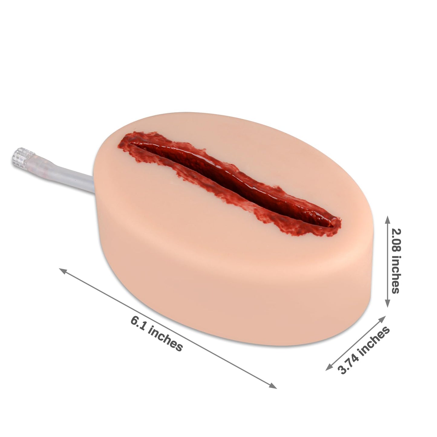 MedEduQuest Laceration Wound Packing Trainer kit, Stop The Bleeding Training Kit, Bleed Control Kit for Medical Classes - Tactical Box