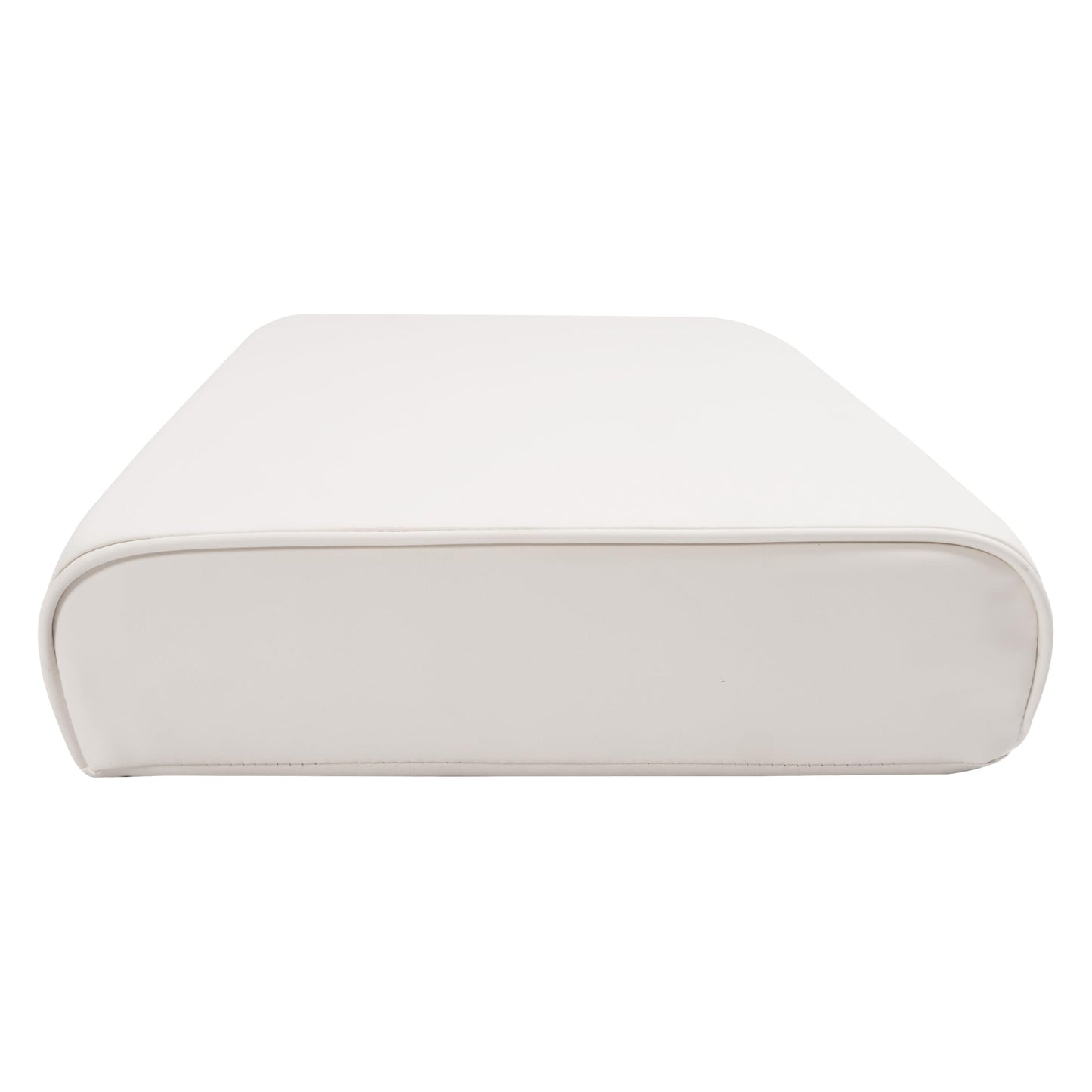 ALMULOO 8WD156-R-S Replacement Seat Bottom Cushion Compatible with 8WD156 Series 70 Quart Swingback Cooler Seat for Fishing, Pontoon Boat, Yacht Universal Pontoon Boat Parts White Plastic