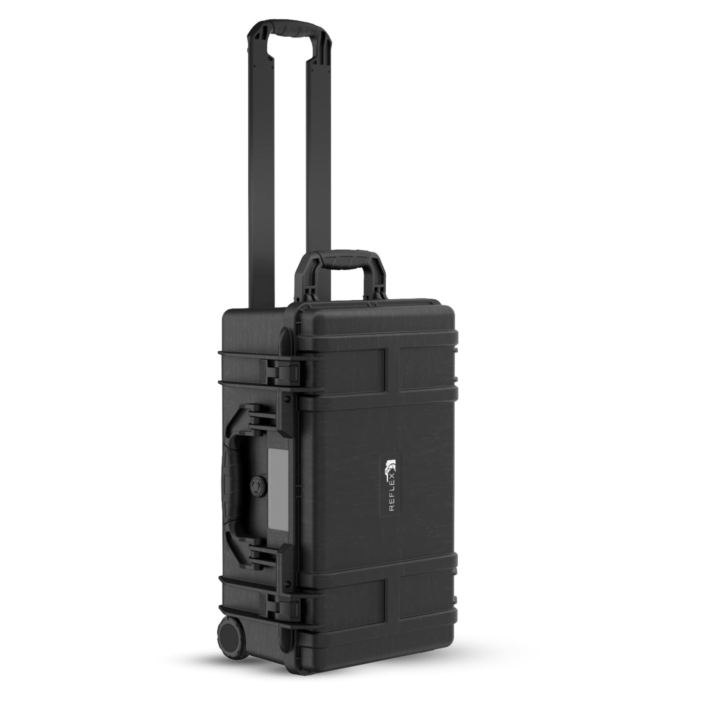 Reflex Camera Large Protective Hard Camera Case suitable for Drones, Lens, DSLR & Guns. Smooth Rolling Wheels, Waterproof IP67, Shockproof (Rolling Hard Case with Foam)