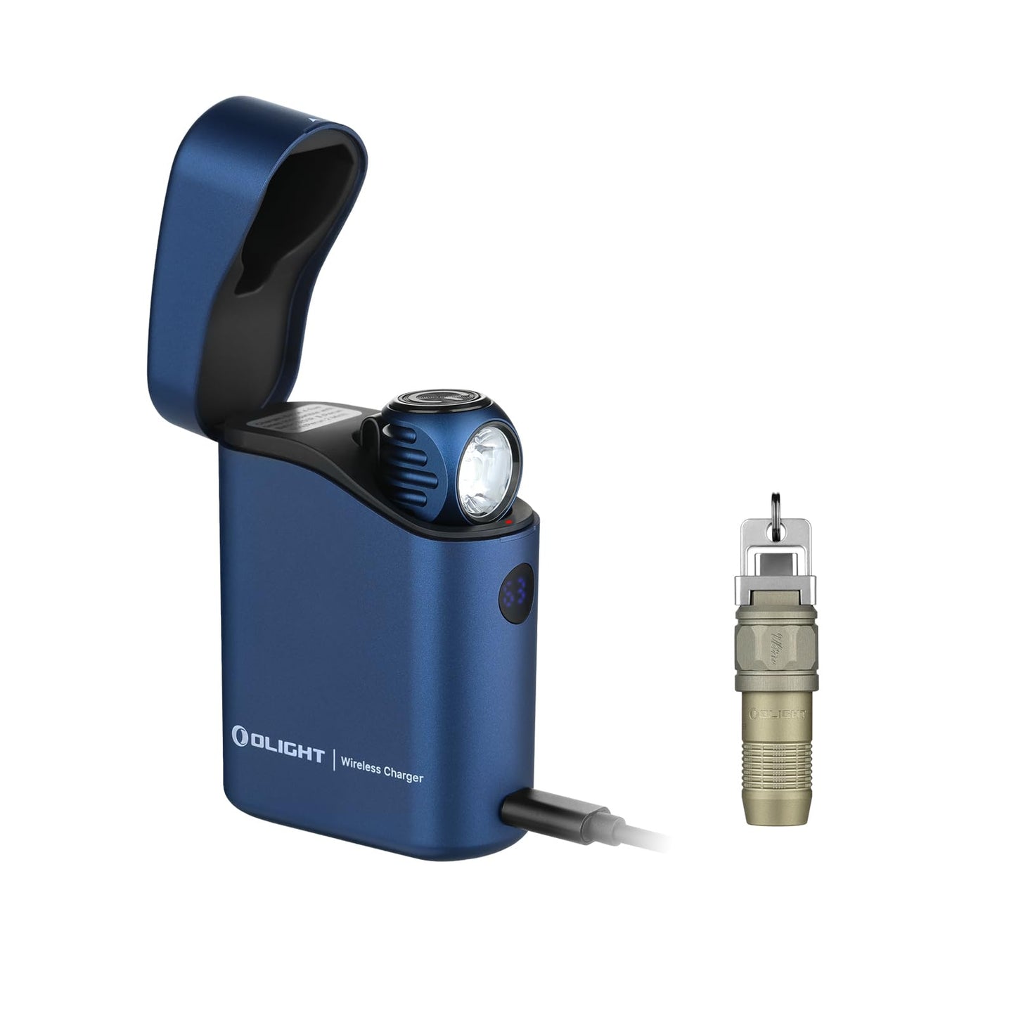 OLIGHT Perun 3 Mini Premium Headlamp 1250 Lumens Flashlight with Type-C Charging Box Bundle with iUltra Rechargeable EDC Flashlight
