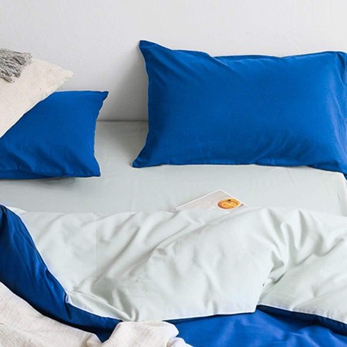 FLXXIE King Pillow Cases - Soft Microfiber Covers with Envelope Closure | Wrinkle & Fade Resistant, 20x36, Royal Blue