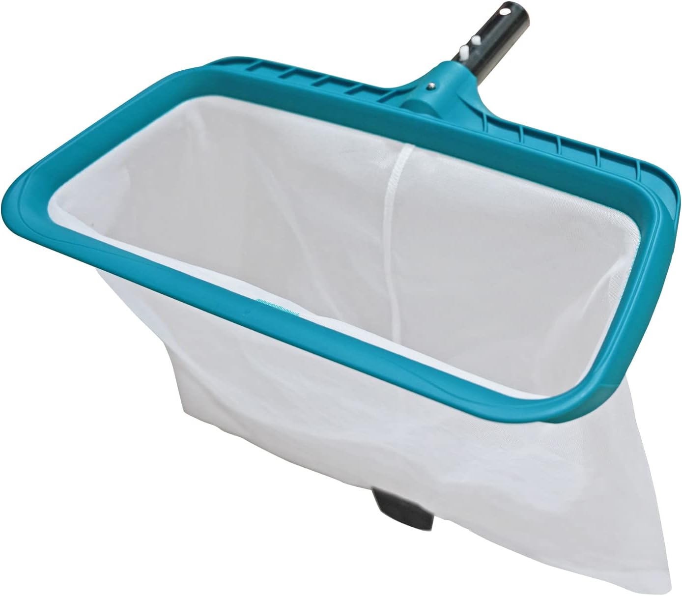POOLWHALE Professional Pool Skimmer Net - Heavy Duty Leaf Rake with Deep Fine Nylon Mesh Bag | Fast Cleaning & Easy Debris Removal