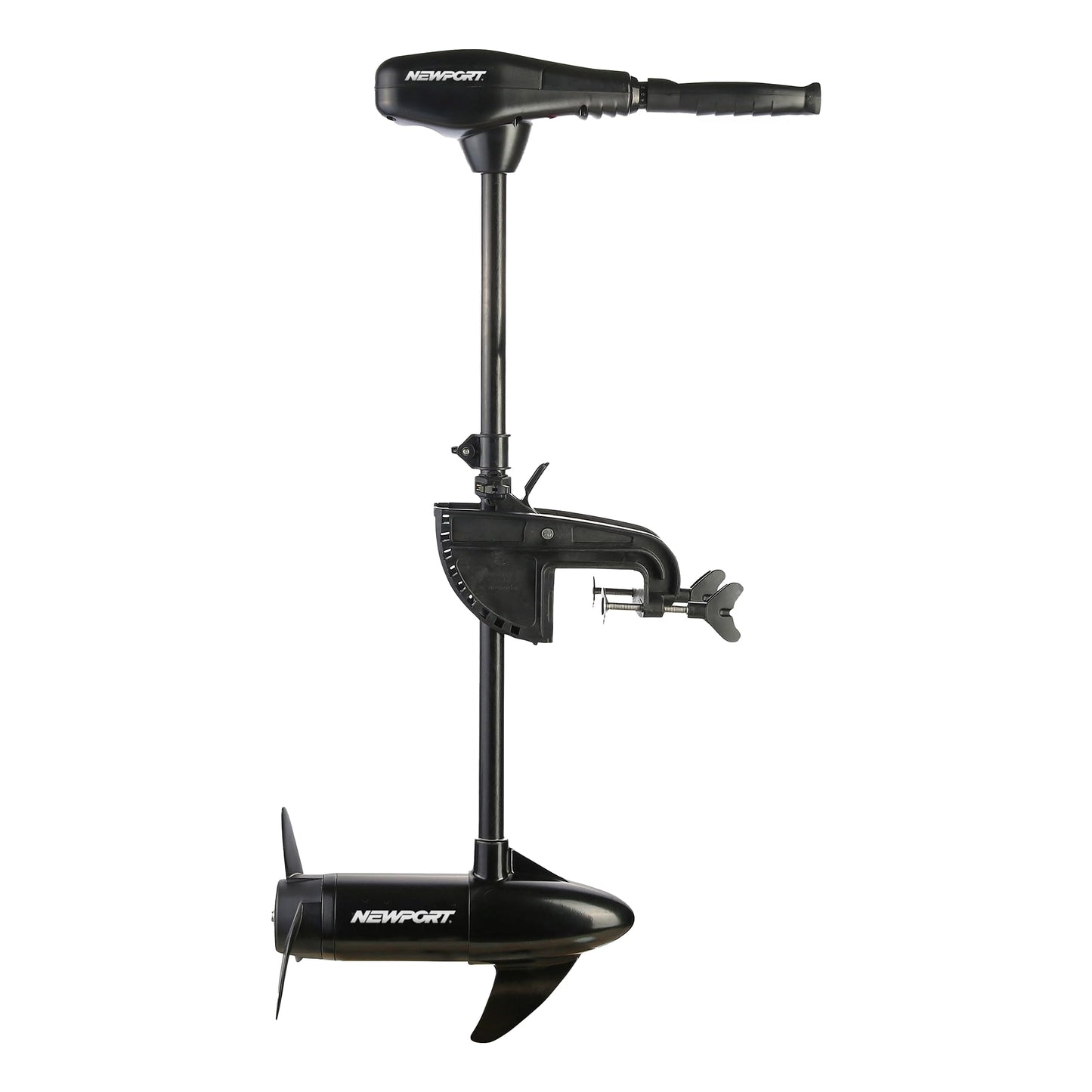 Newport NV-Series 36lb Thrust Trolling Motor 12V – Saltwater Transom Mount Electric Motor for Kayak, Canoe & Small Boat – LED Battery Indicator, 30" Shaft, Quiet Operation