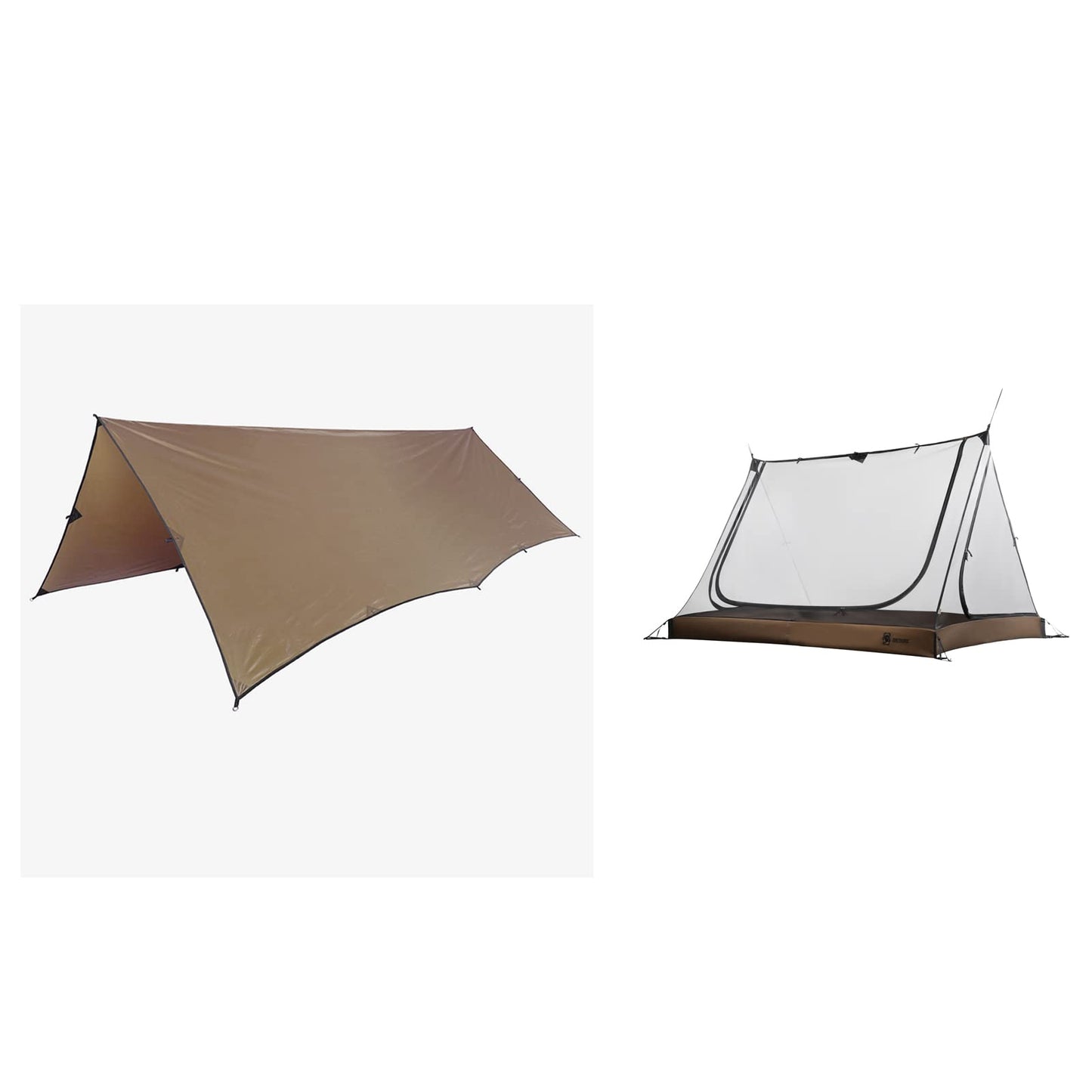 OneTigris Bulwark Camping Tarp + Double Mesh Tent