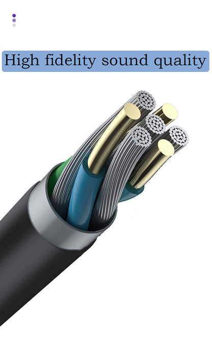 RUKUHOT Boom Mic Cable for Gaming Headsets,Microphone Audio Cable Mute Volume Control for PlayStation PS4 or Xbox One Controller, PC,3.5mm Jack Gaming Headphone Mic-Black