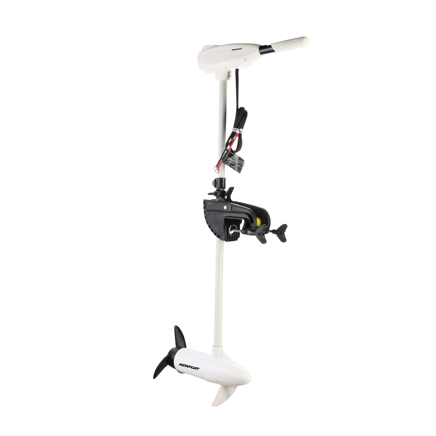 Newport L-Series 62lb Thrust Transom Mounted Saltwater Electric Trolling Motor w/LED Battery Indicator (40" Shaft)