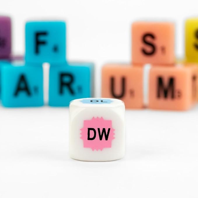Fanroll Scrabble Texas Spell Em Board Game Scrabble Meets Texas Hold 'Em Poker with Dice!