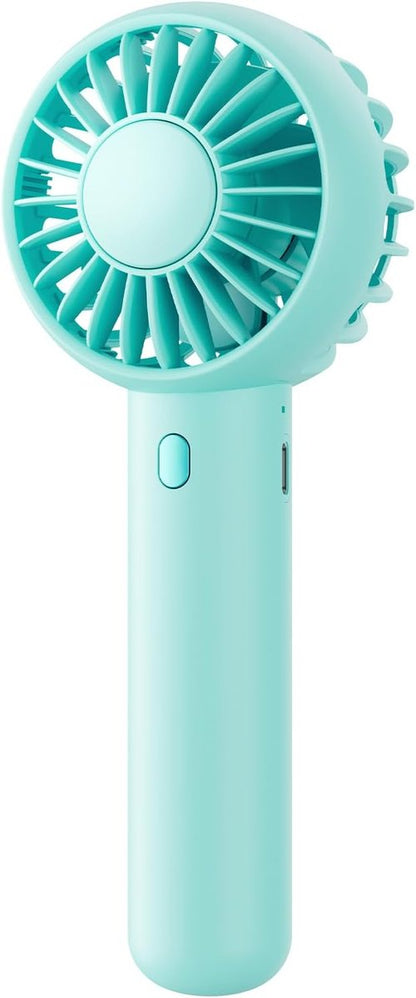 Gaiatop Mini Portable Fan - Cute & Powerful 3-Speed Handheld & Desktop Design | USB Rechargeable Green