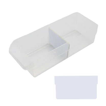 BIN BETTER (32-Pack) Small Drawer Dividers compatible with Craft Cabinet and Hardware Storage Organizers, (Dividers Only) Made of High-Strength Fiberglass, Easy to Label