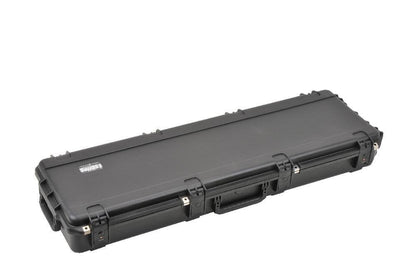 SKB Cases iSeries 3i-5014-DR Double Rifle Hard Case, Waterproof Lockable Tactical Gun Storage Box with Foam Dividers, Wheels and Carrying Handles