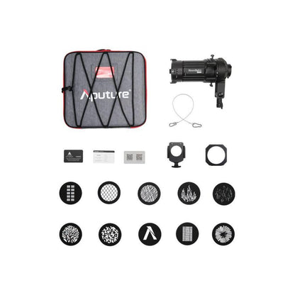 Aputure Spotlight Mini Projection Lens Modifier Kit with 19 Degree Lens for STORM 80c