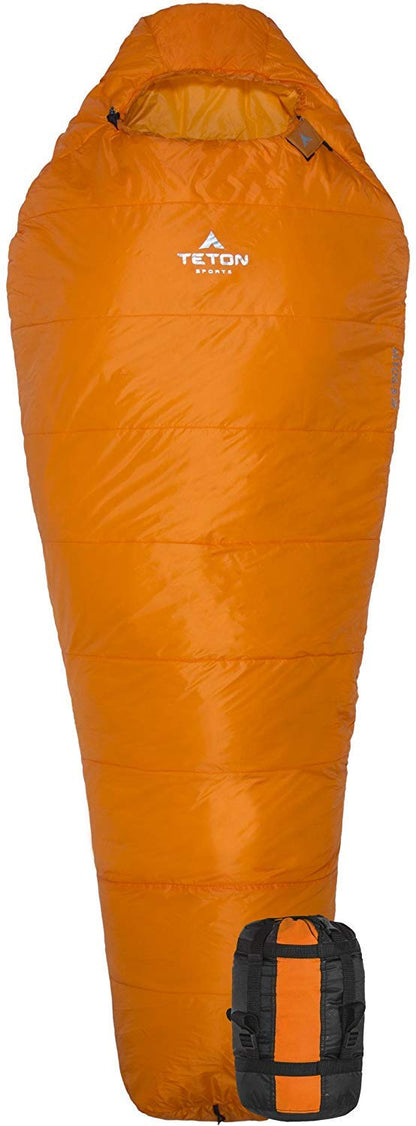 TETON Sports ALTOS, 20 Degree and 0 Degree Sleeping Bag for Adults, Lightweight Warm Mummy Sleeping Bag for Camping, Hiking, Backpacking
