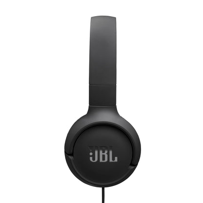 JBL Tune 520C - USB-C Wired on-Ear Headphones with Hi-Res Audio Support, JBL Pure Bass Sound, Comfort fit, USB-C connectivity, 3-Button Remote with Microphone and EQ presets Control (Black)