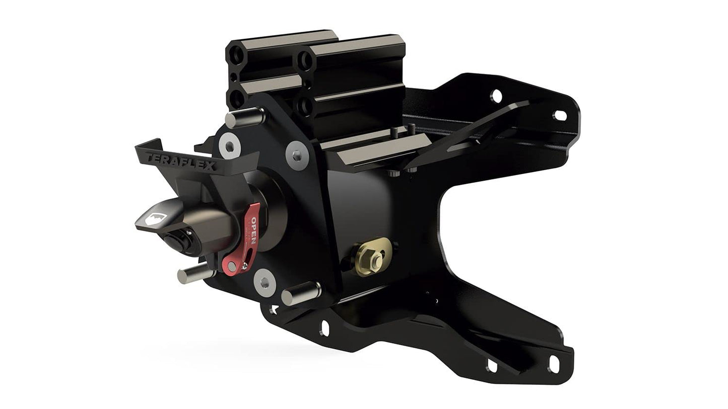 TeraFlex 4838940 JL Alpha HD Adjustable Spare Tire Mount Kit (8x6.5”)