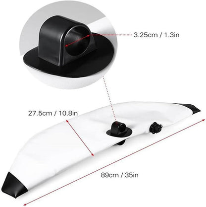 DAUERHAFT Inflatable Kayak Stabilizer , Kayak Outrigger Kit , PVC Canoe Accessories for Kayak Outrigger , Inflatable Boat for Kayak Outdoor