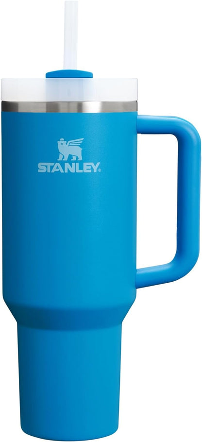 STANLEY Quencher H2.0 Tumbler - 40 oz Insulated Stainless Steel with Handle & Straw | Azure Color