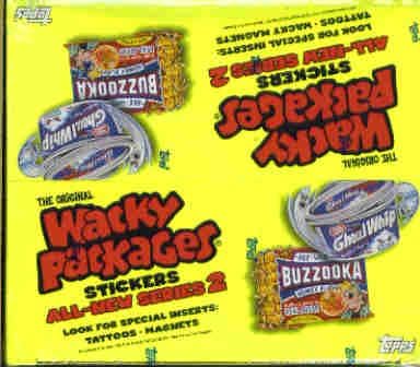 Topps Wacky Packages ANS2 Box with 24 Unopened Packs