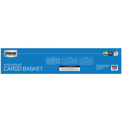 REESE Explore 63153 Rambler Hitch Mount Cargo Carrier, 60 X 24 Inches, Fits 2 Inch Receivers, 500 lbs. Capacity