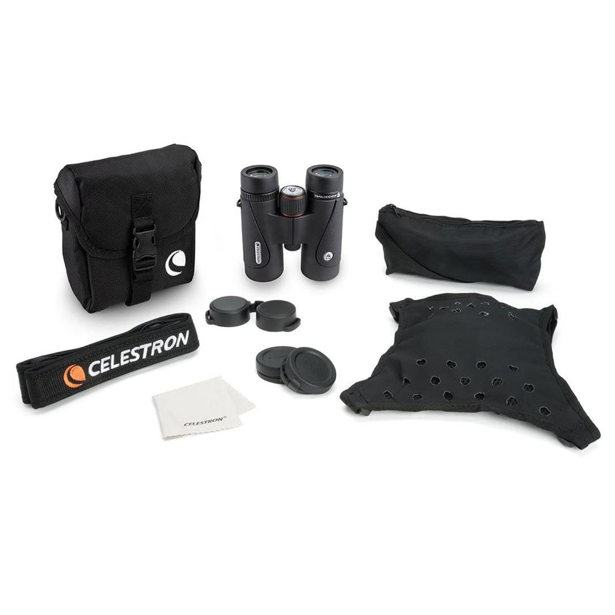 Celestron – TrailSeeker ED 8x42 Binoculars – Compact ED Binocular for Birdwatching and Outdoor Activities – Binocular with ED Objective Lenses – Fully Broadband Multi-Coated Optics – BaK4 Roof Prism.