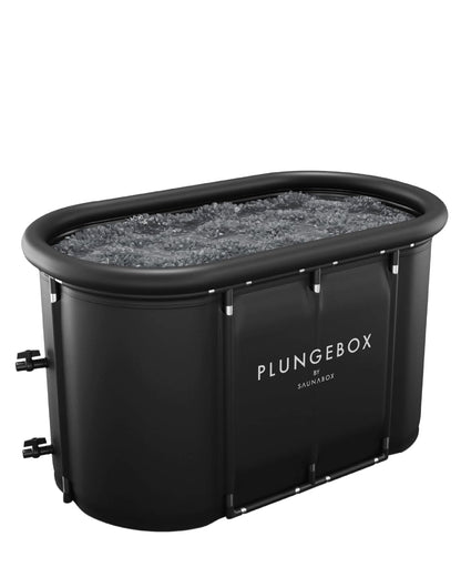 SAUNABOX® Plungebox PRO XL Cold Plunge Ice Bath Tub Durable Cold Tub for Full-Body Immersion | Compact, Insulated & Easy Setup for Efficient Cold Therapy at Home