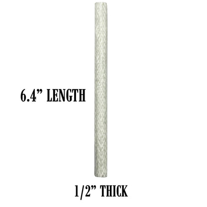 Seraphic Fiberglass Replacement Wicks for Tiki Torches, Pack of 12, 6 Inch, Ideal for Outdoor Use
