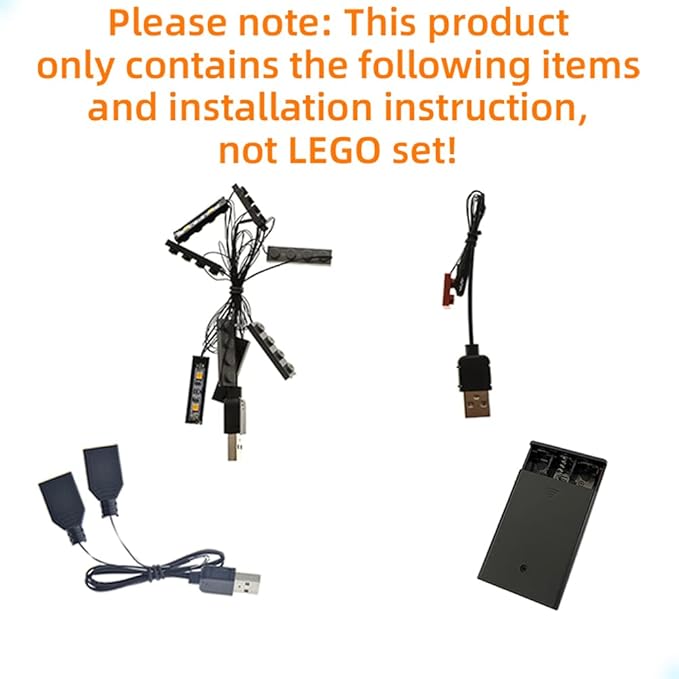 LED Light Kit Compatible with Lego The Ministry of Magic - Lighting Set for 76403 Building Model (Model Set Not Included)