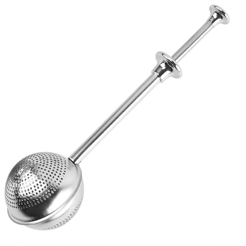 Powdered Sugar Shaker Duster Mini Sifter Flour Duster For Bread Baking With 18/8 304 Stainless Steel Spring Operated Handle For Sugar Flour And Spices