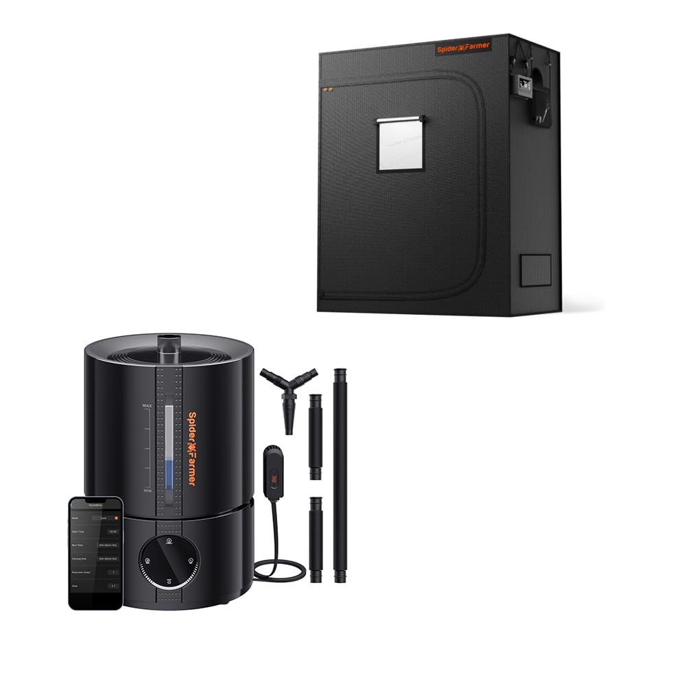 Spider Farmer 5L Humidifier and 4x2 Grow Tent