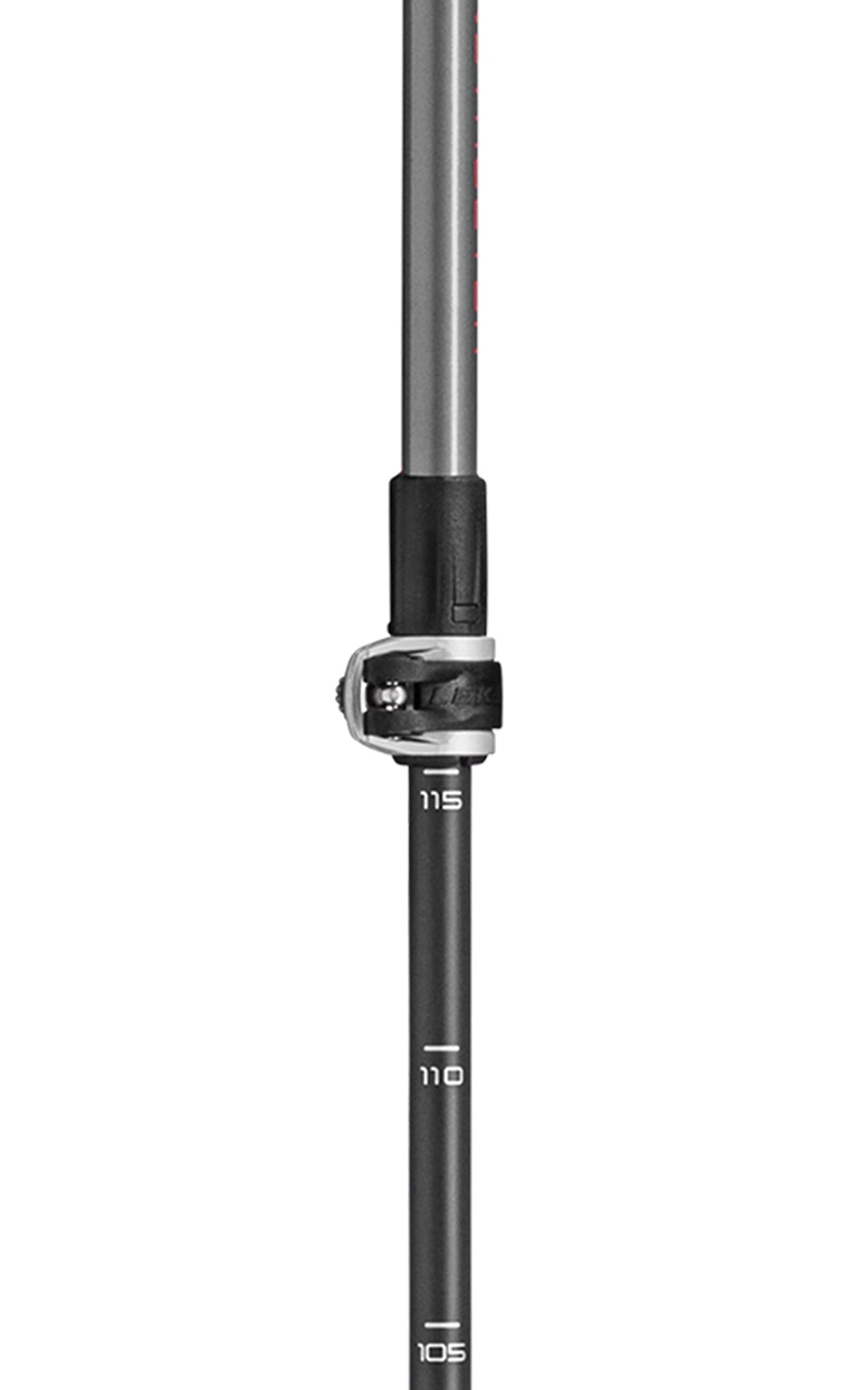 LEKI Instructor Lite Aluminum Adjustable Lightweight Trekking Poles for Hiking & Nordic Walking - Black-Gray-Yellow - 100-125 cm