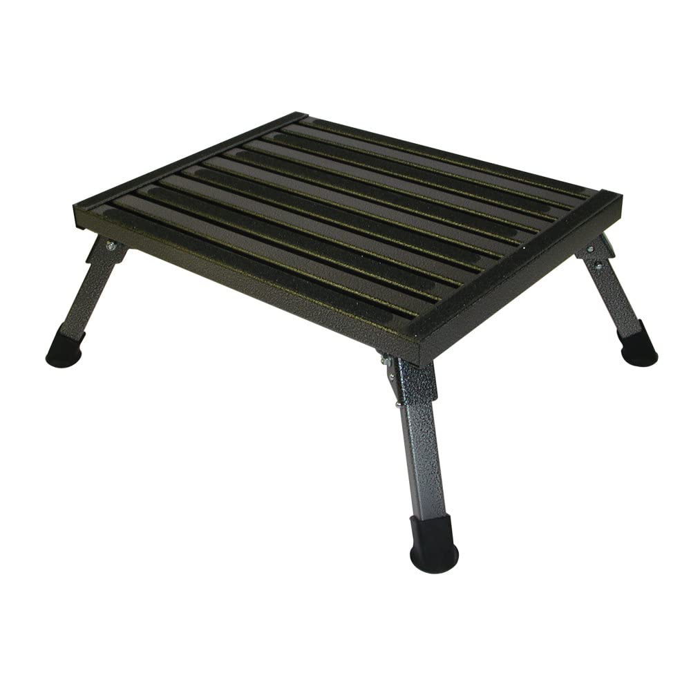 Safety Step F-08C V Silver Vein 15" x 19" Large Folding Step