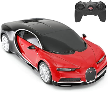 RASTAR Bugatti Toy Car 1/24 Scale Bugatti Chiron RC Model Car Red