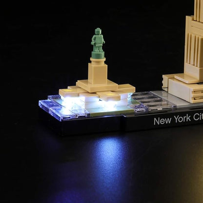 Lightailing Light Set for (Architecture New York City) Building Blocks Model - Led Light kit Compatible with Lego 21028(NOT Included The Model)