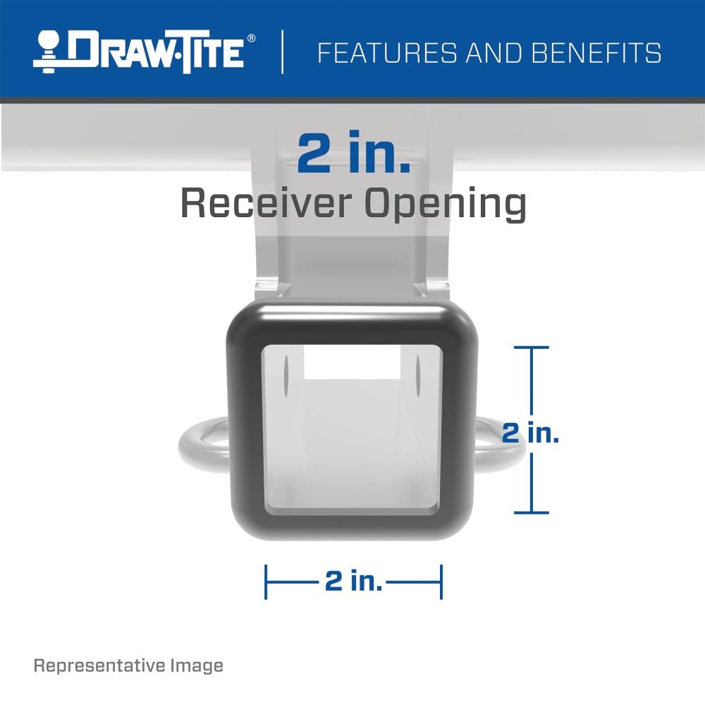 Draw-Tite 75270 Max-Frame Receiver black, 2" Receiver