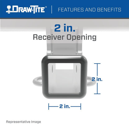 Draw-Tite 75270 Max-Frame Receiver black, 2" Receiver