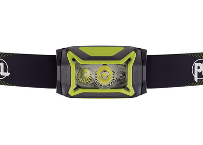 PETZL ACTIK CORE Headlamp - Powerful, Rechargeable 650 Lumen Light with Red Lighting for Hiking, Climbing, and Camping - Green